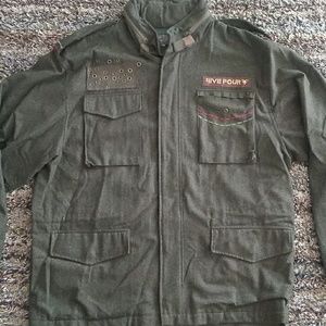 Five Four Brand Wool Military Heavy Jacket Coat